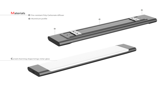 Slim 02 Ceiling Mounted & Suspended LED Batten - Image 7