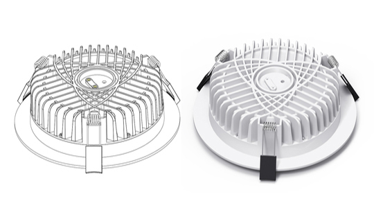 Angel Series 10" Recessed LED Downlight - Image 3