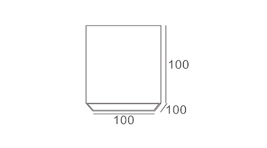Cub Square LED Wall Light - Image 2