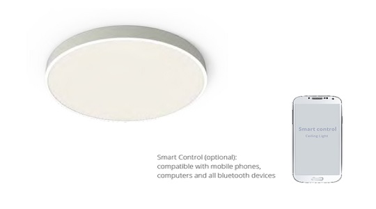 Slim R 02 LED Ceiling Oyster Light - Image 2