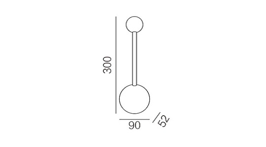 Stella 300 LED Wall Light - Image 2