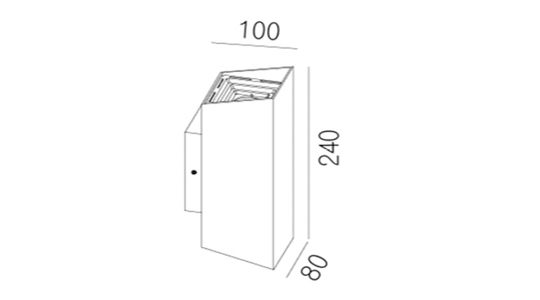 Tub SQ Outdoor LED Wall Light - Image 2