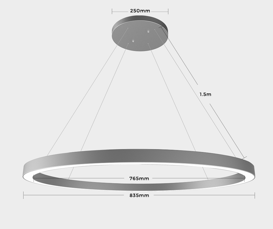 Chain GAS35 D835 LED Linear Downward Light - Image 2