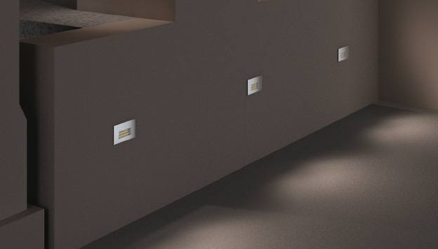 Giza CB1834 LED Recessed Stair & Wall Light IP65 - Image 2