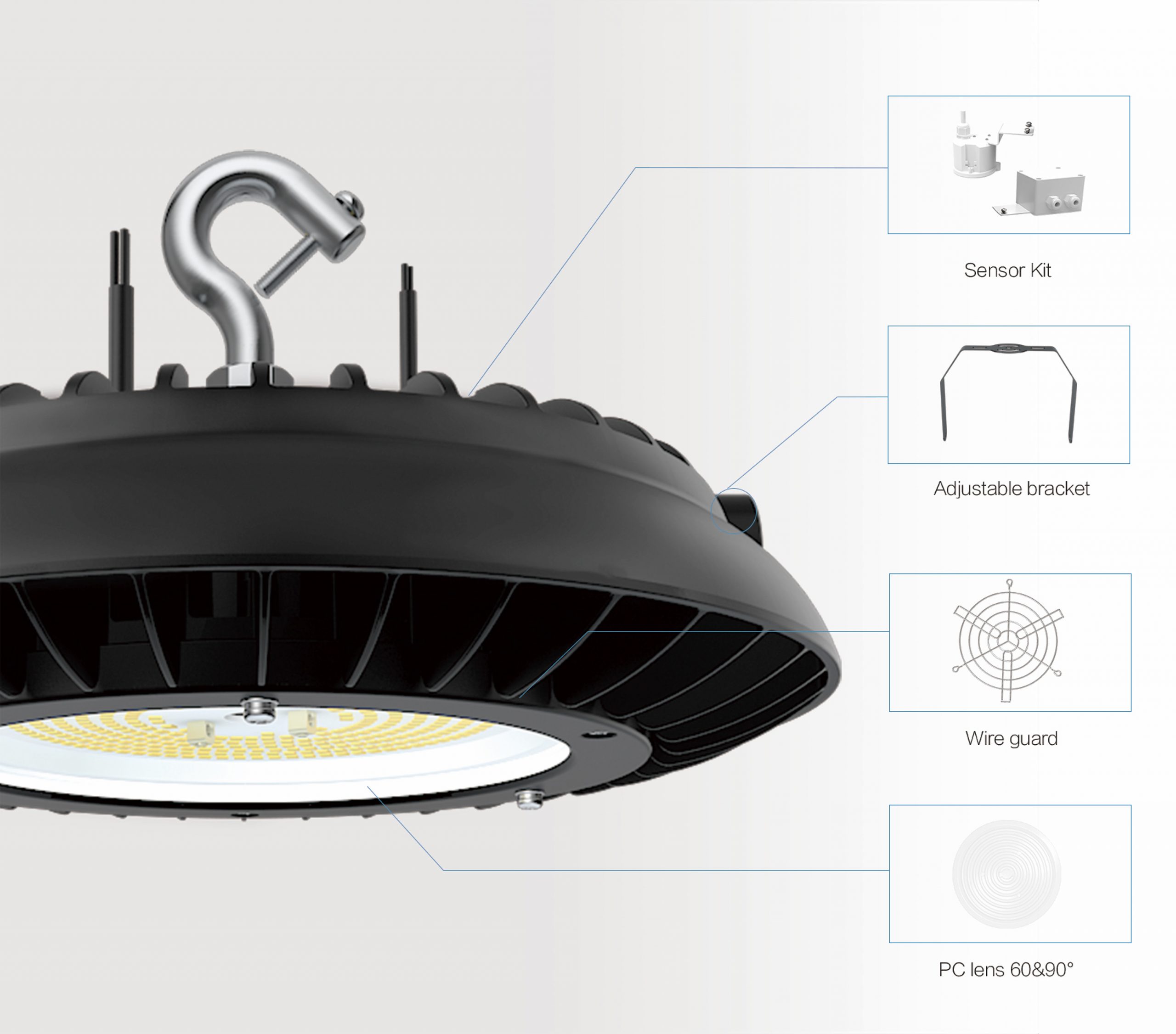 Kasa 02 Series LED High Bay Light 80W ~ 200W - Image 4