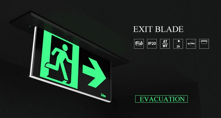 Premium EPR-EX2 Recessed LED Exit Sign - Image 2